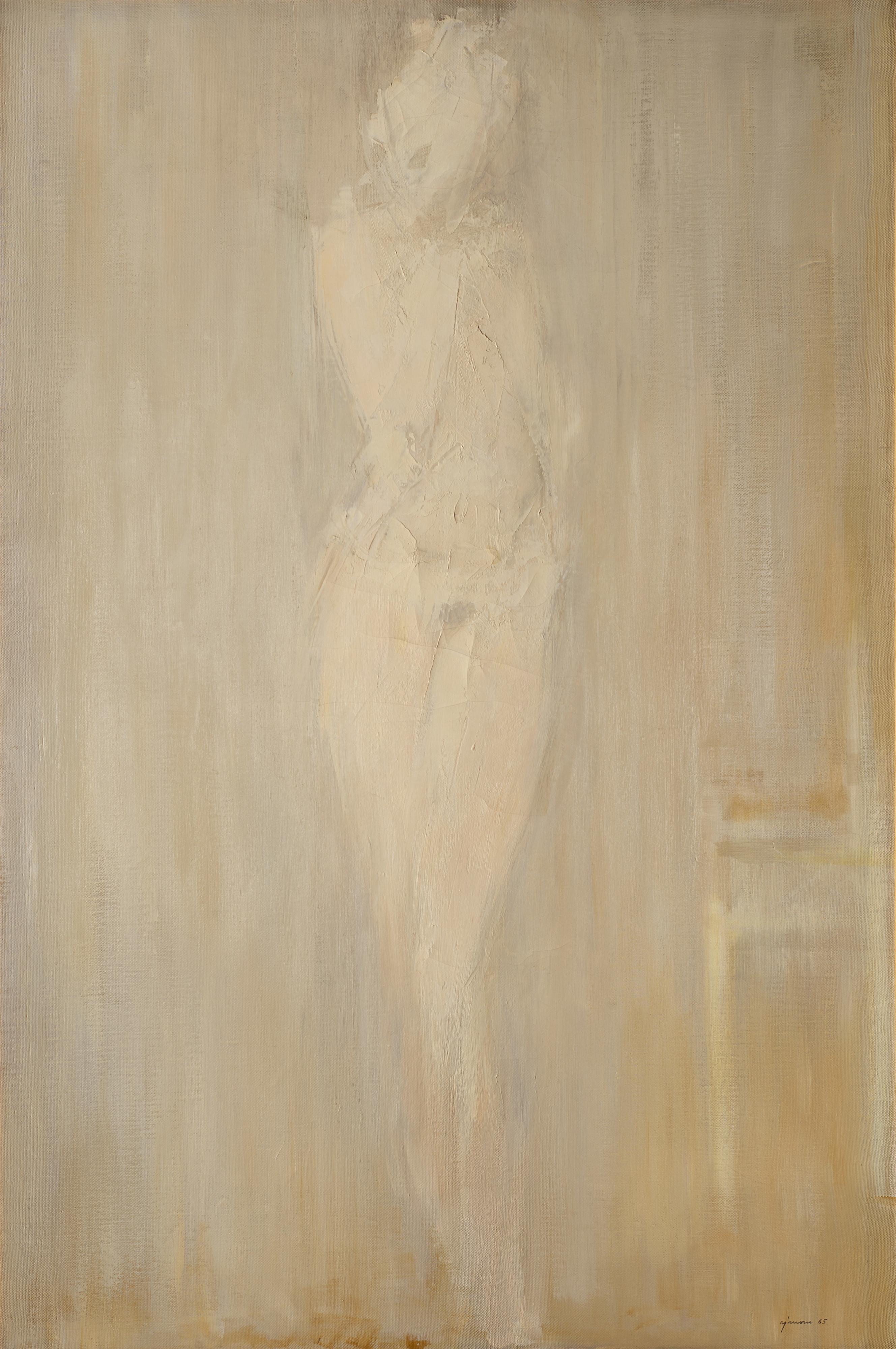 Giuseppe Ajmone - Nudo con la sedia