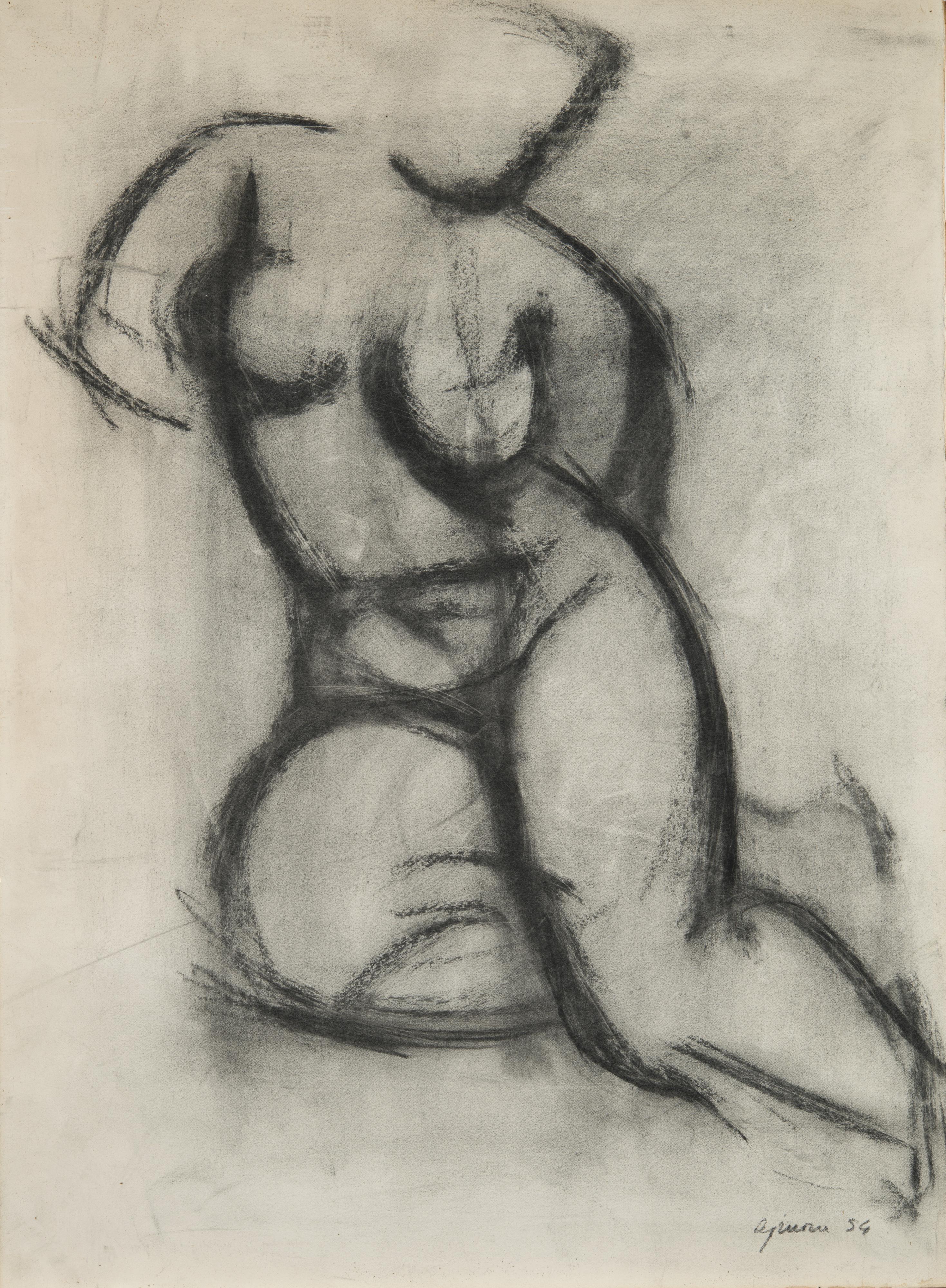 Giuseppe Ajmone - Nudo femminile