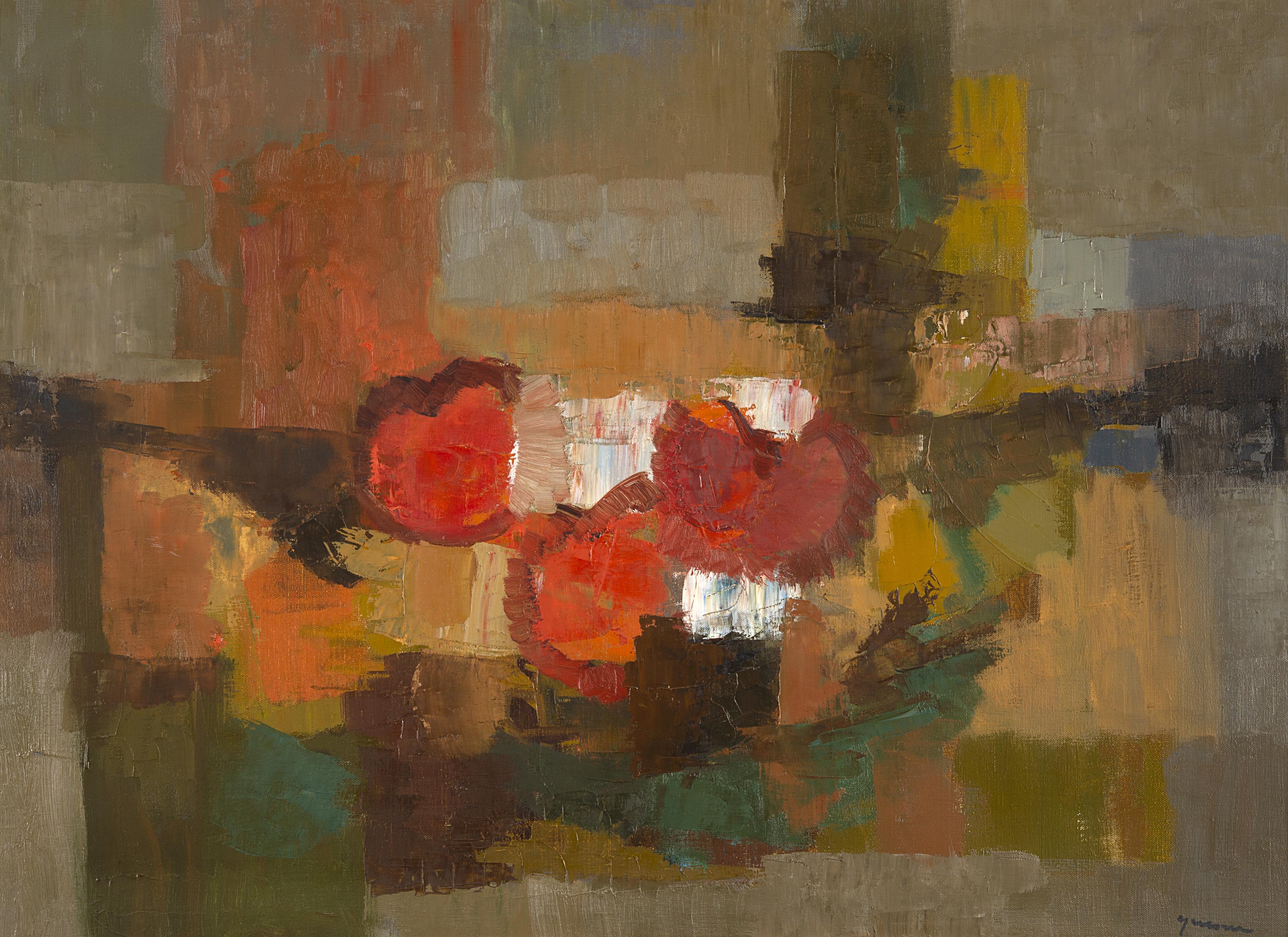 Giuseppe Ajmone - Senza titolo (natura morta)