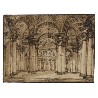 Giuseppe Barberi - Interior Of A Circular Temple