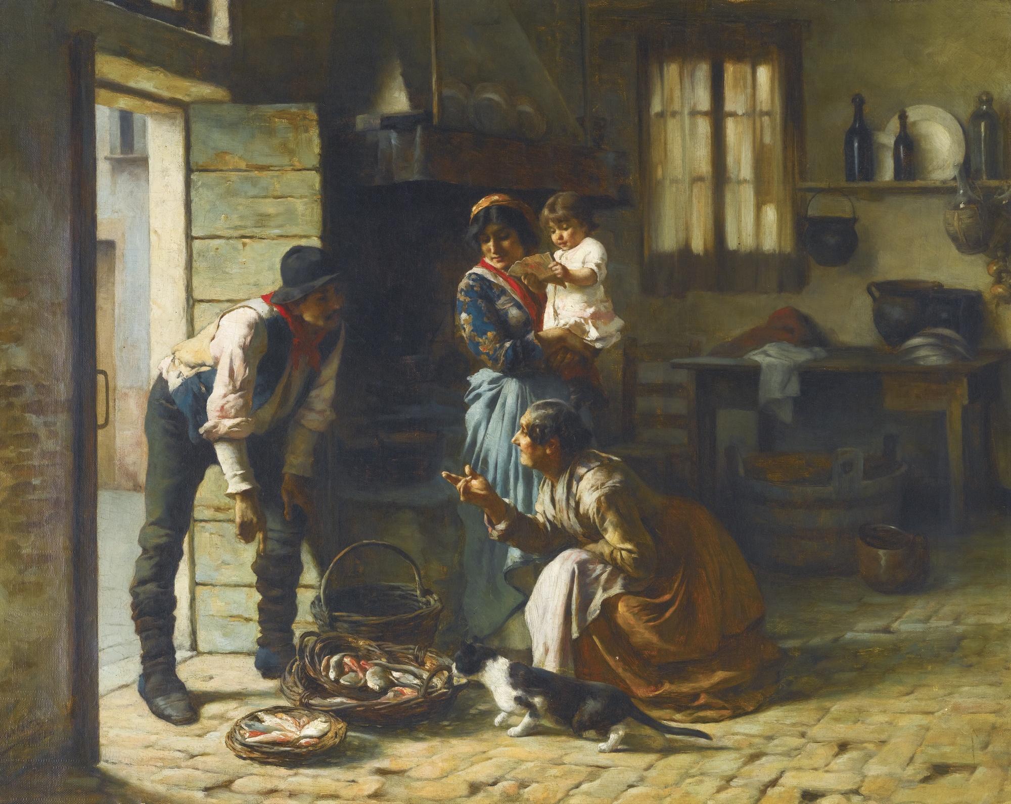 Giuseppe Barison - Italian The Fishseller