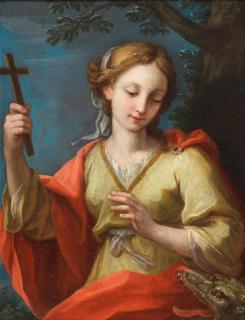 Giuseppe Bartolomeo Chiari - Saint Margaret of Antioch