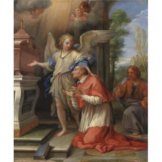 Giuseppe Bartolomeo Chiari - San Carlo Borromeo In Preghiera