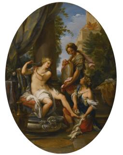 Giuseppe Bartolomeo Chiari - The Toilet Of Bathsheba