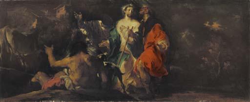 Giuseppe Bazzani - The Road to Emmaus (?)