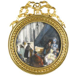 Giuseppe Bernardino Bison - A Venetian Carnival Scene