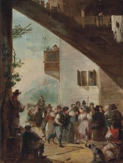 Giuseppe Bernardino Bison - A Village Feast