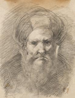 Giuseppe Bernardino Bison - Studio di volto