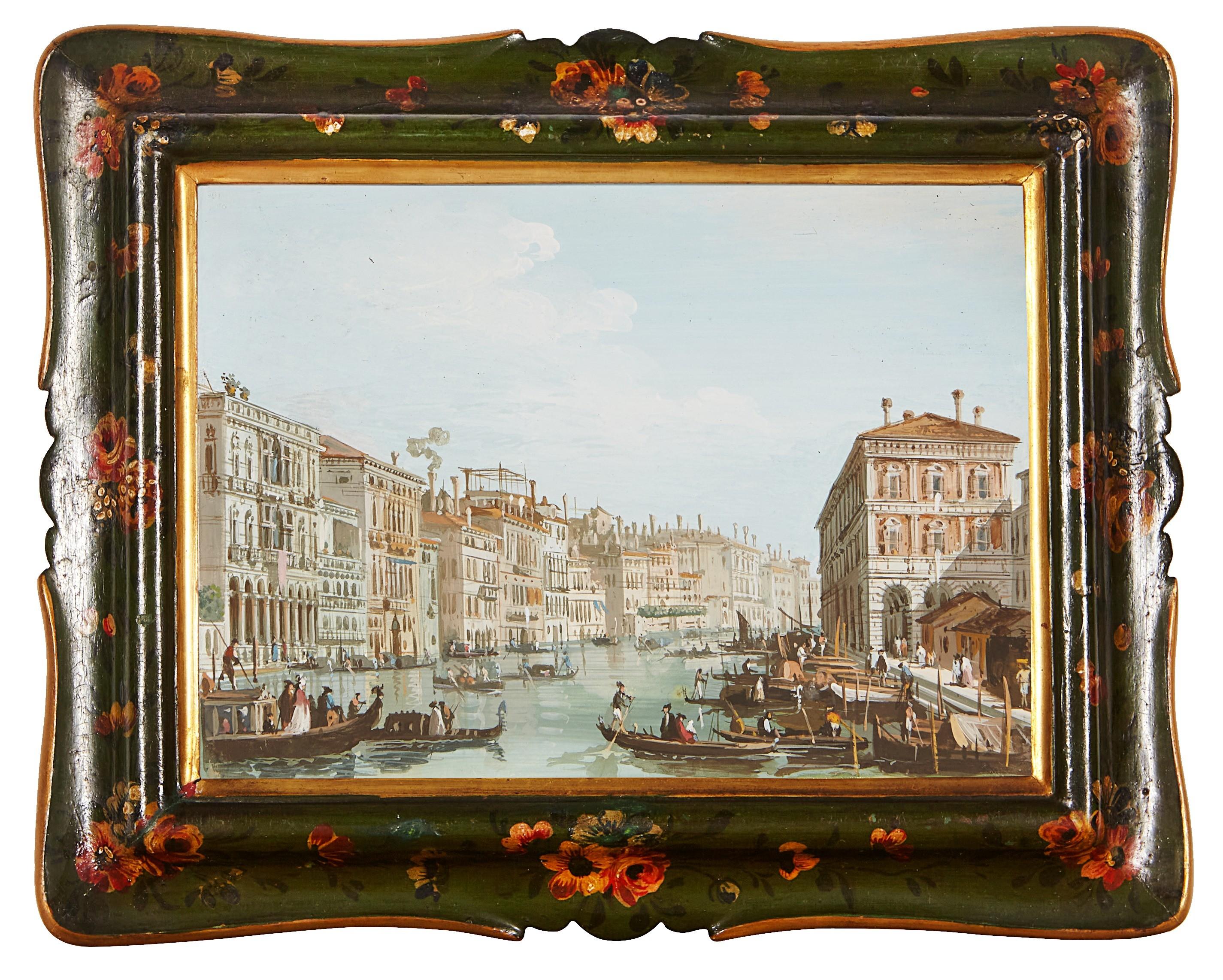 Giuseppe Bernardino Bison - Venice, view of the Canal Grande from Palazzo Michiel delle Colonne to Fondaco dei Tedeschi