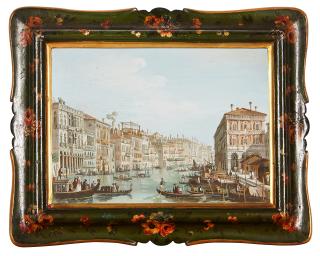 Giuseppe Bernardino Bison - Venice, view of the Canal Grande from Palazzo Michiel delle Colonne to Fondaco dei Tedeschi