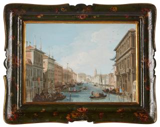 Giuseppe Bernardino Bison - Venice, view of the Canal Grande from Palazzo Vendramin-Calergi