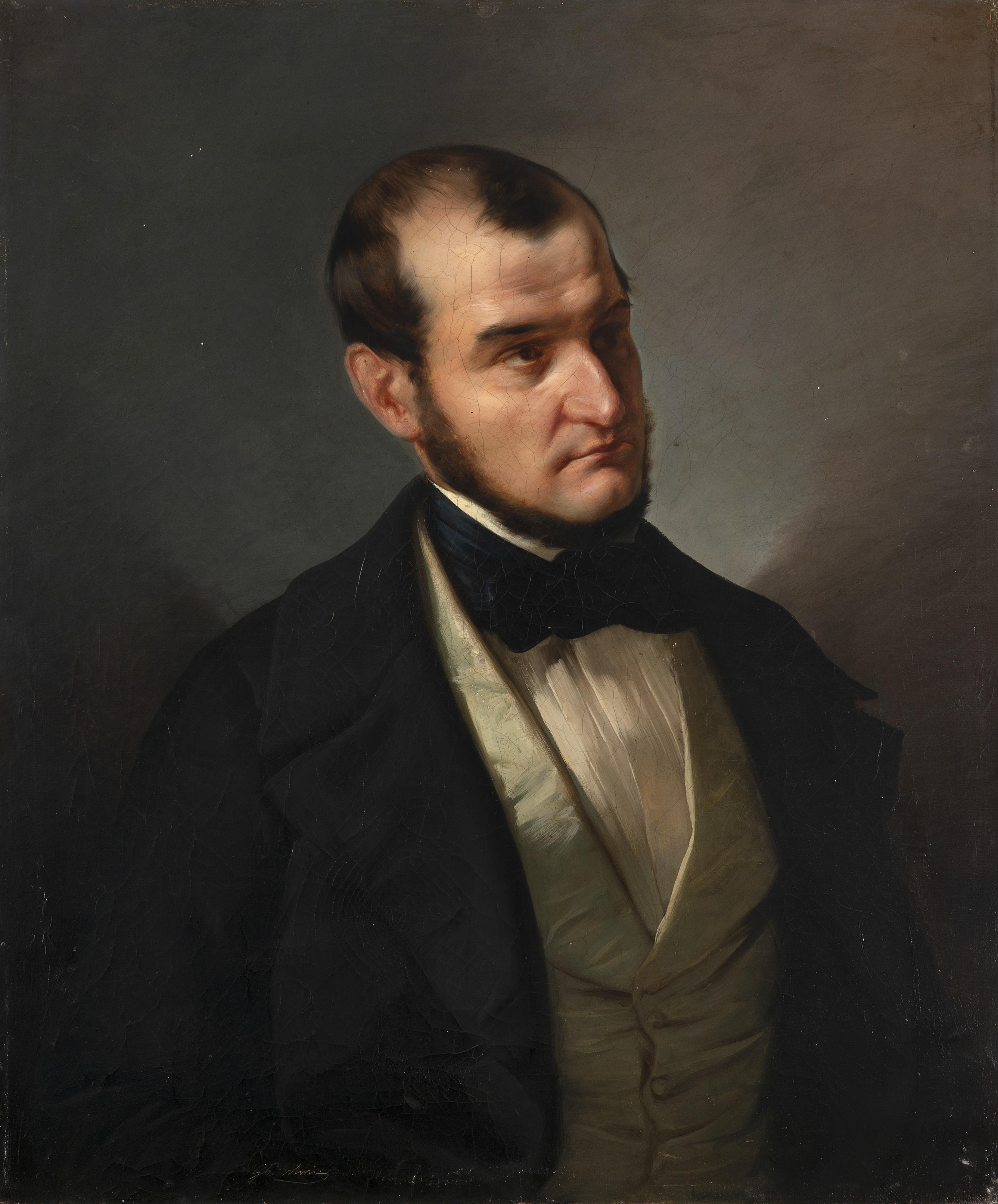 Giuseppe Bertini - Ritratto del nobile Besozzi