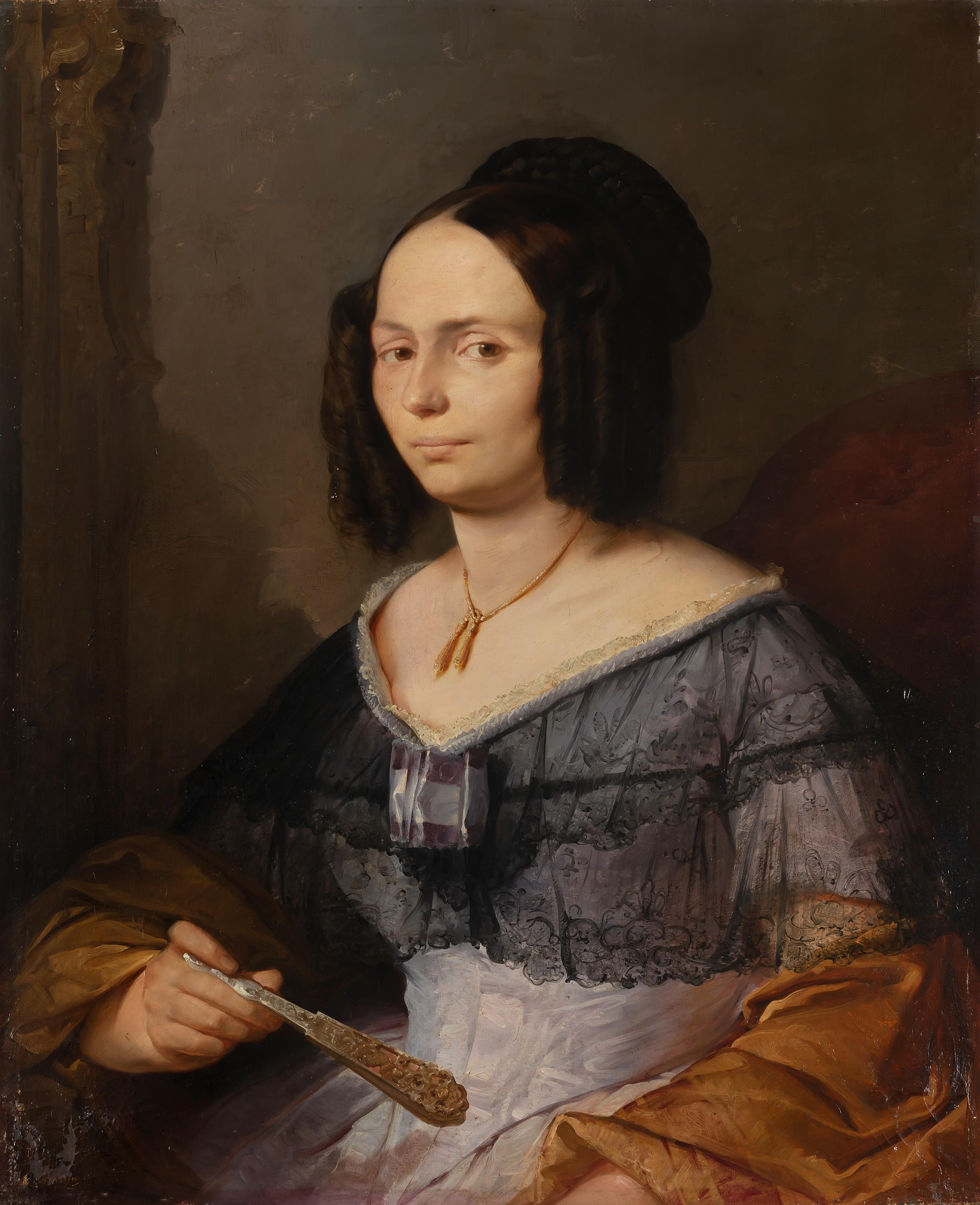 Giuseppe Bertini - Ritratto della nobile Besozzi