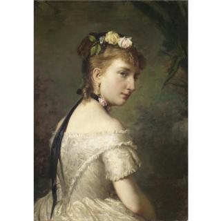 Giuseppe Bertini - Ritratto Di Donna