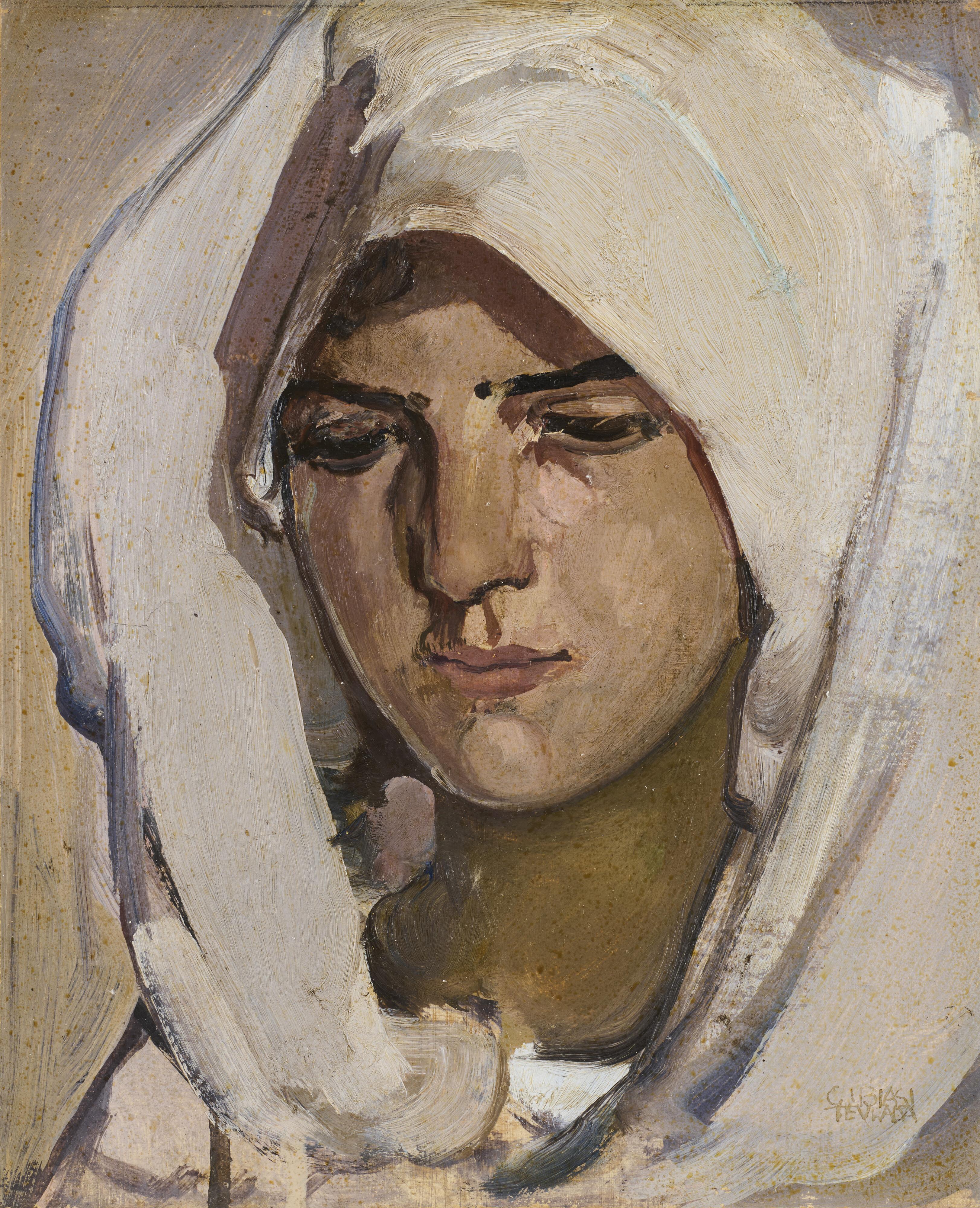 Giuseppe Biasi da Teulada - Donna velata