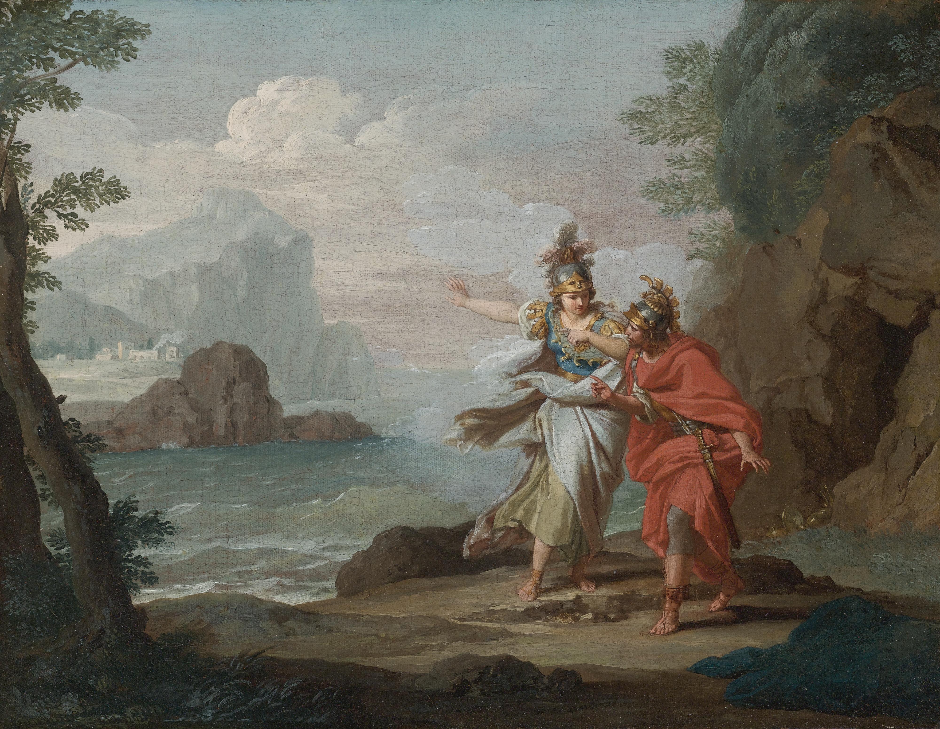 Giuseppe Bottani - Athena Appearing To Odysseus To Reveal The Island Of Ithaca