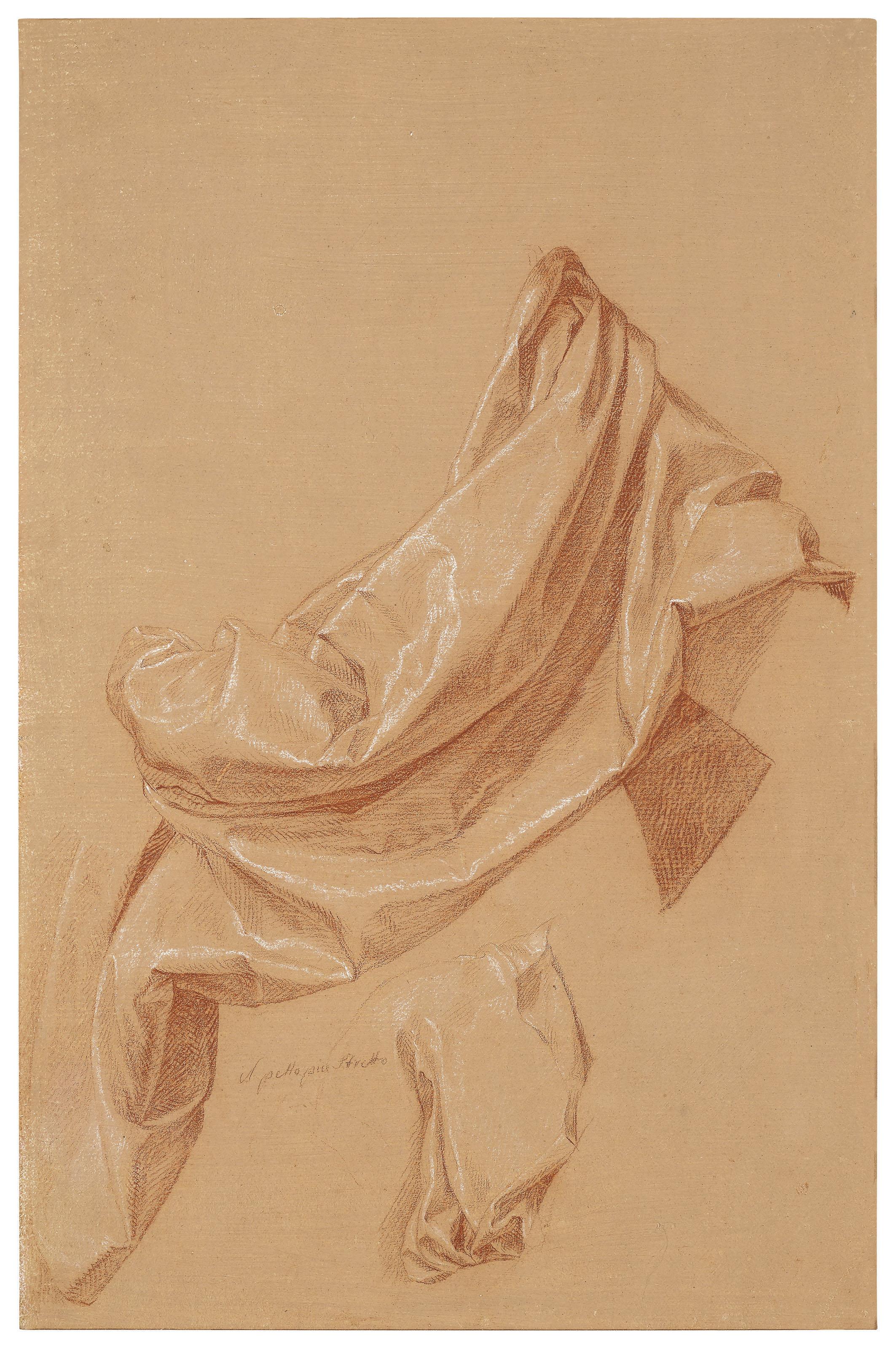 Giuseppe Bottani - Studies of drapery