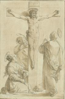 Giuseppe Cades - Christ on the Cross, with Saint John, Saint Mary Magdalene and the Virgin