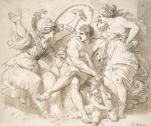 Giuseppe Cades - Hercules At The Crossroads