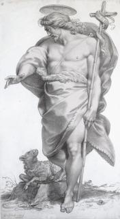 Giuseppe Cades - Standing Figure Of St. John The Baptist