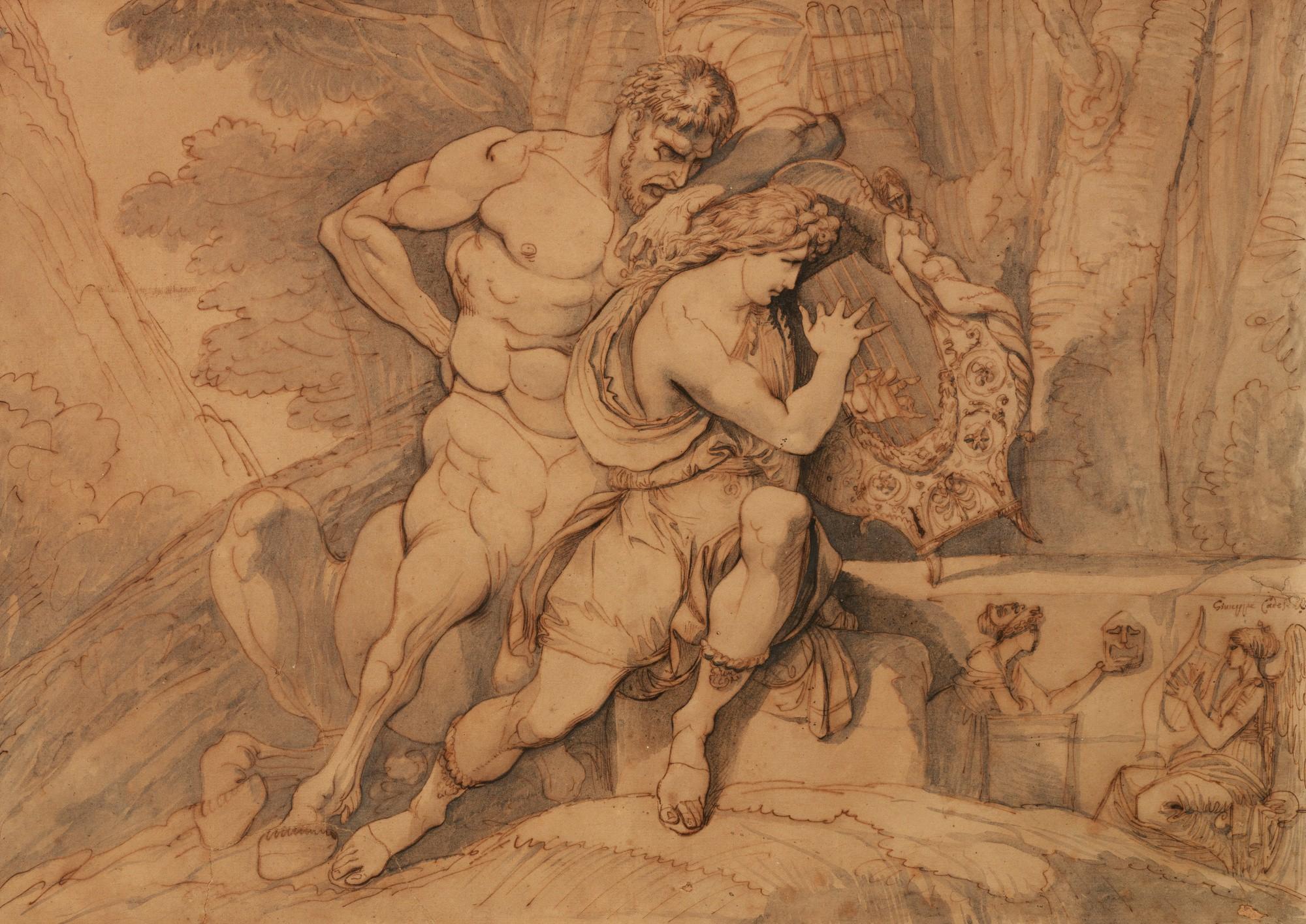 Giuseppe Cades - THE EDUCATION OF ACHILLES BY CHIRON