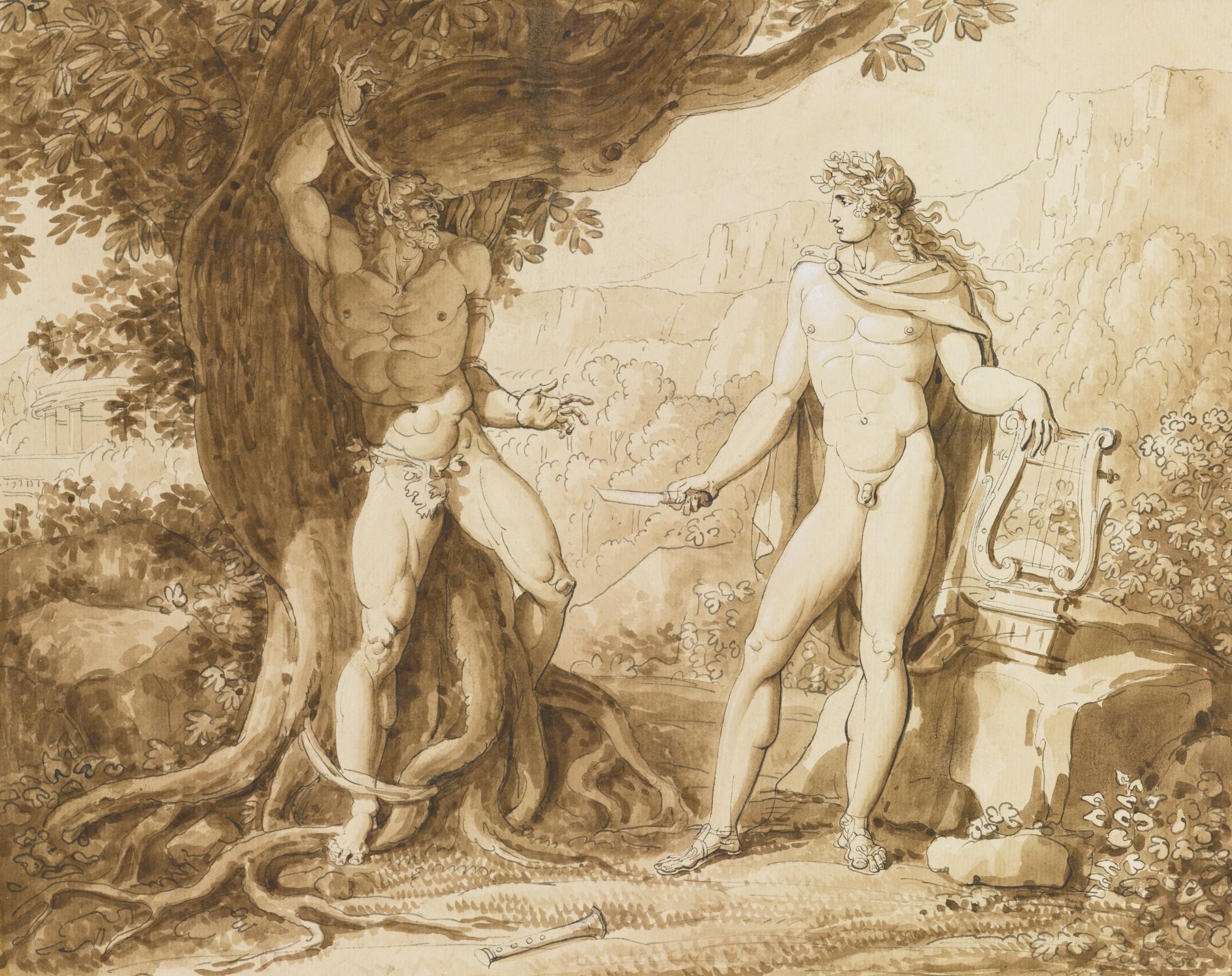 Giuseppe Cammarano - Apollo And Marsyas