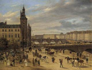 Giuseppe Canella - Le Palais du Justice, Île de la Cité, Paris