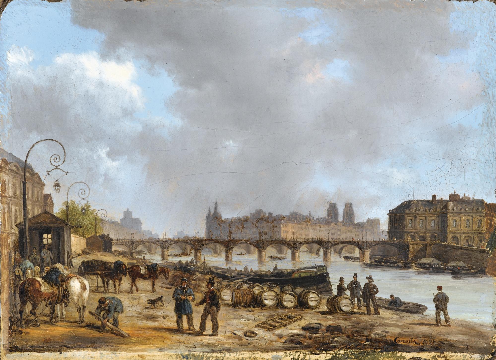 Giuseppe Canella - Le Pont Des Arts, Paris
