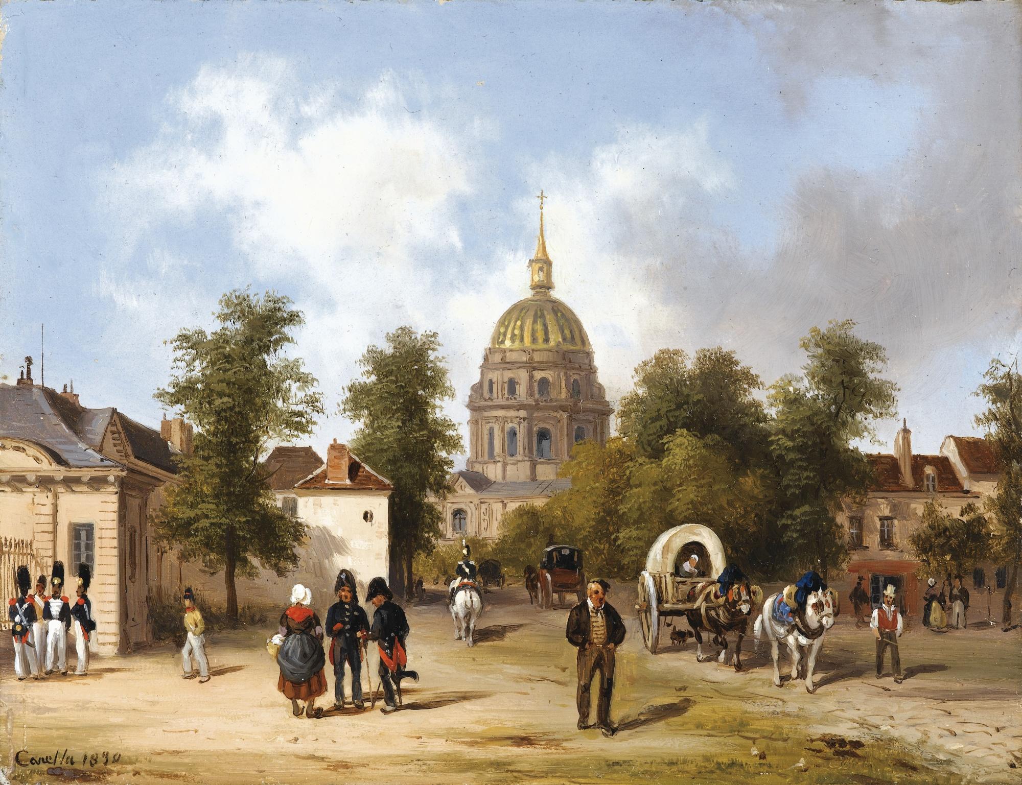 Giuseppe Canella - L\'Hôtel Des Invalides, Paris