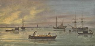 Giuseppe Canella - View Of A Venetian Lagoon