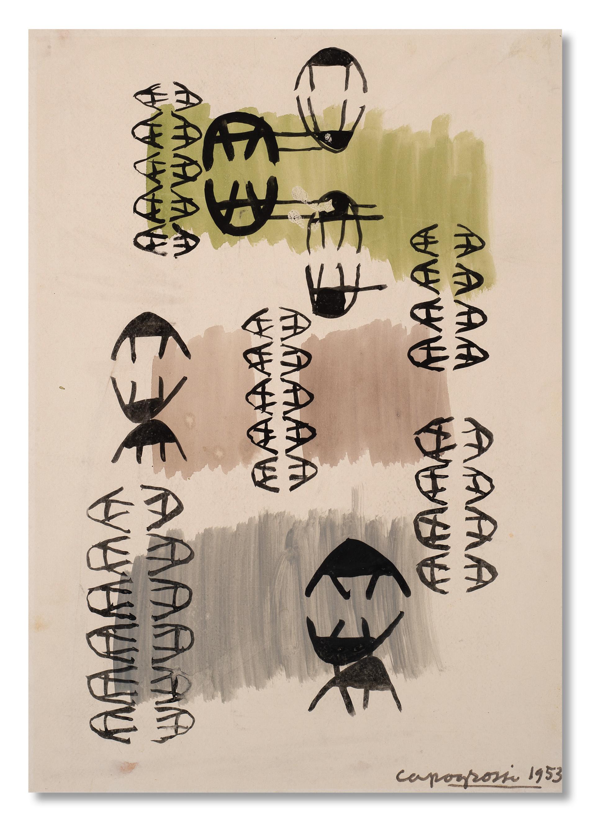 Giuseppe Capogrossi - Senza titolo