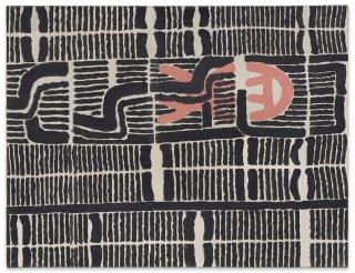 Giuseppe Capogrossi - Superficie No. 128