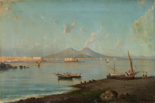 Giuseppe Carelli - Veduta del Golfo di Napoli