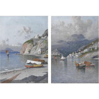 Giuseppe Carelli - Vedute Della Costiera Amalfitana