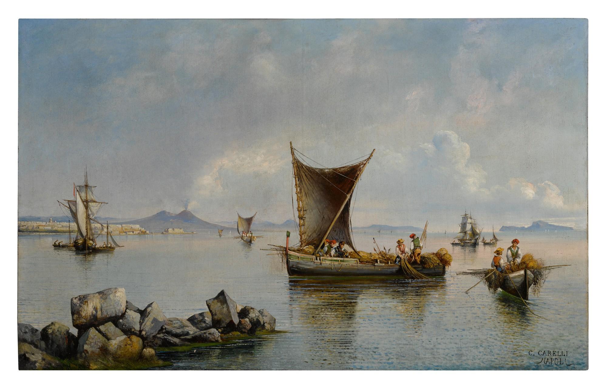 Giuseppe Carelli - View of Naples