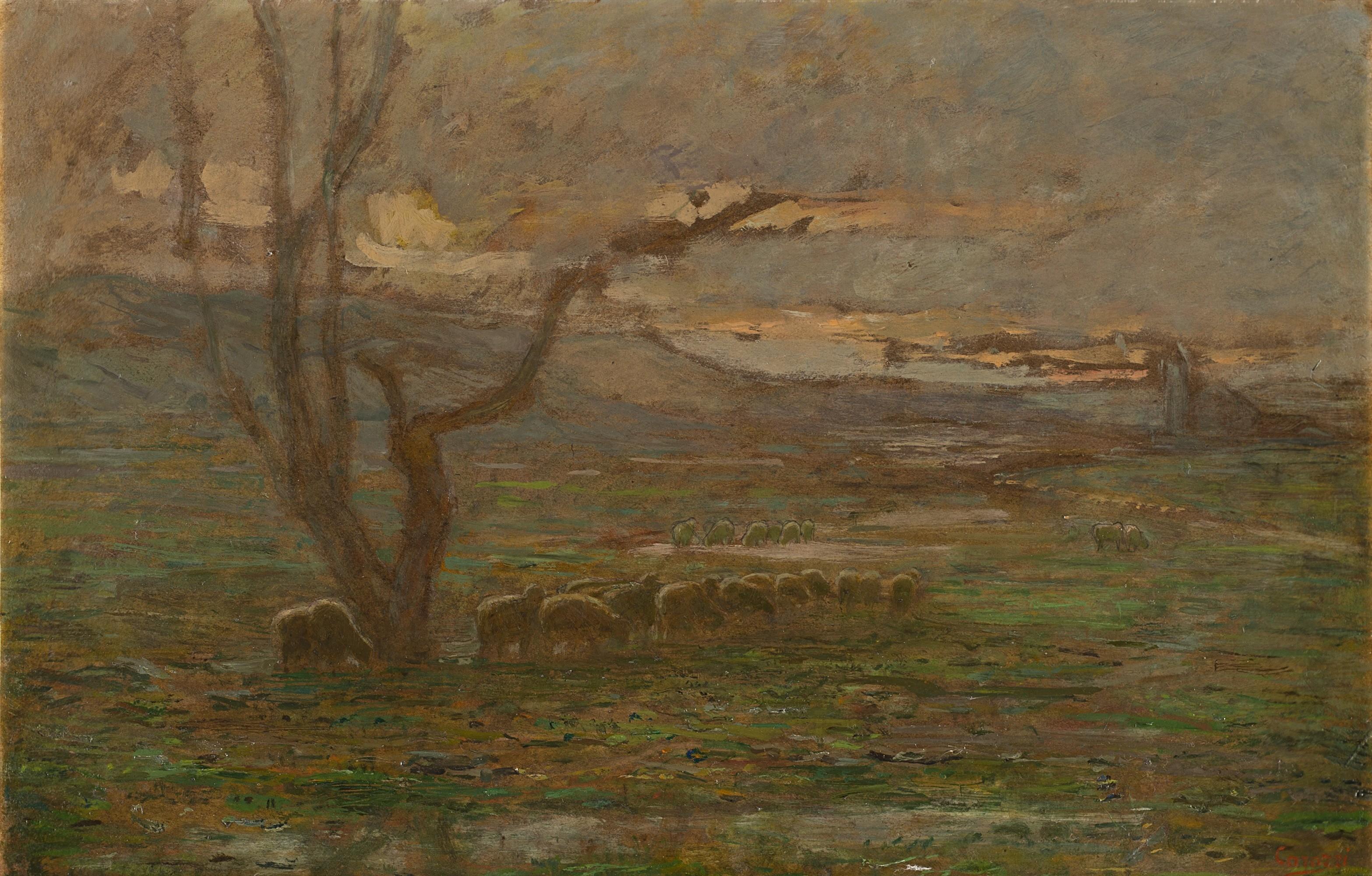 Giuseppe Carozzi - Il gregge