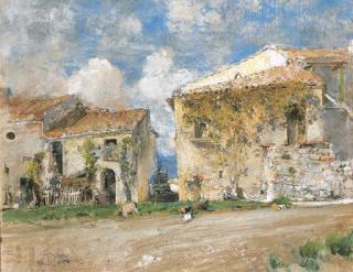 Giuseppe Casciaro - Caseggiati a Nusco, 1909