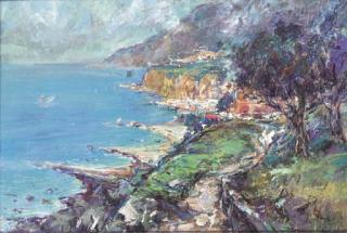 Giuseppe Casciaro - On the Capri coast