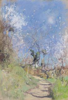 Giuseppe Casciaro - Path through the Thickets, Spring