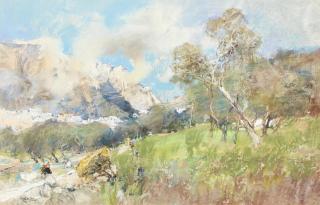 Giuseppe Casciaro - View of Capri