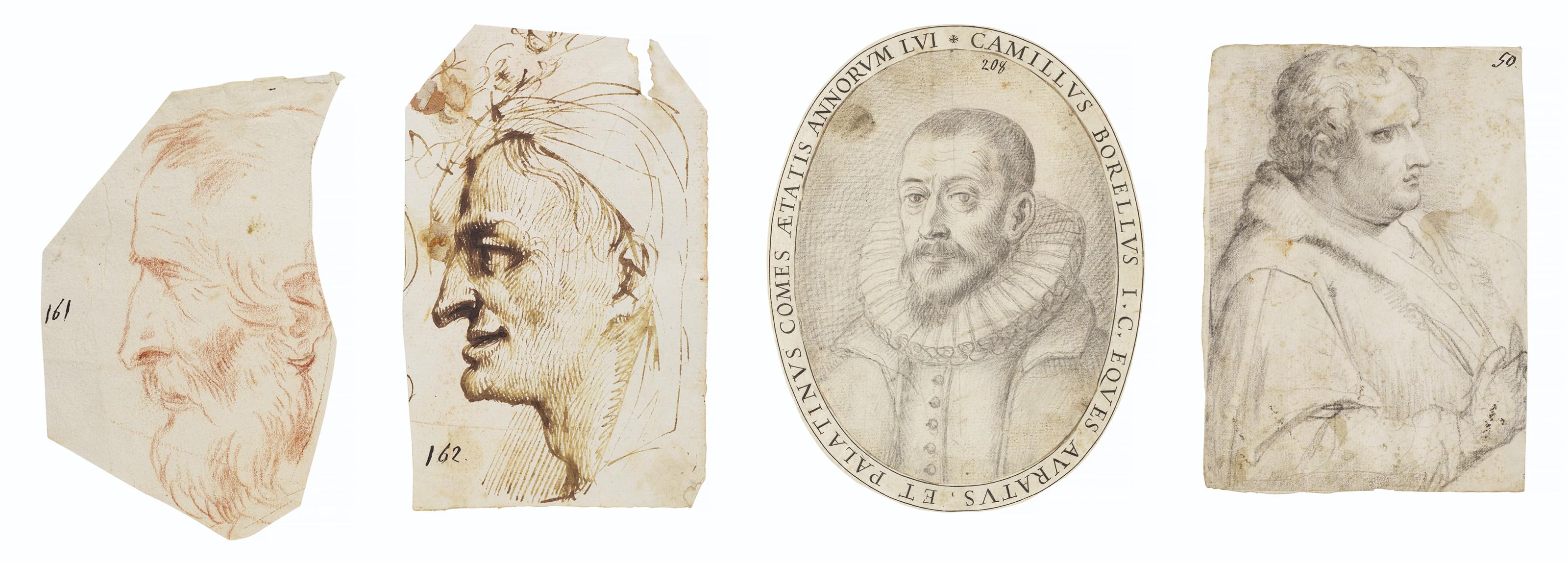 Giuseppe Cesari - Head of a man in profile