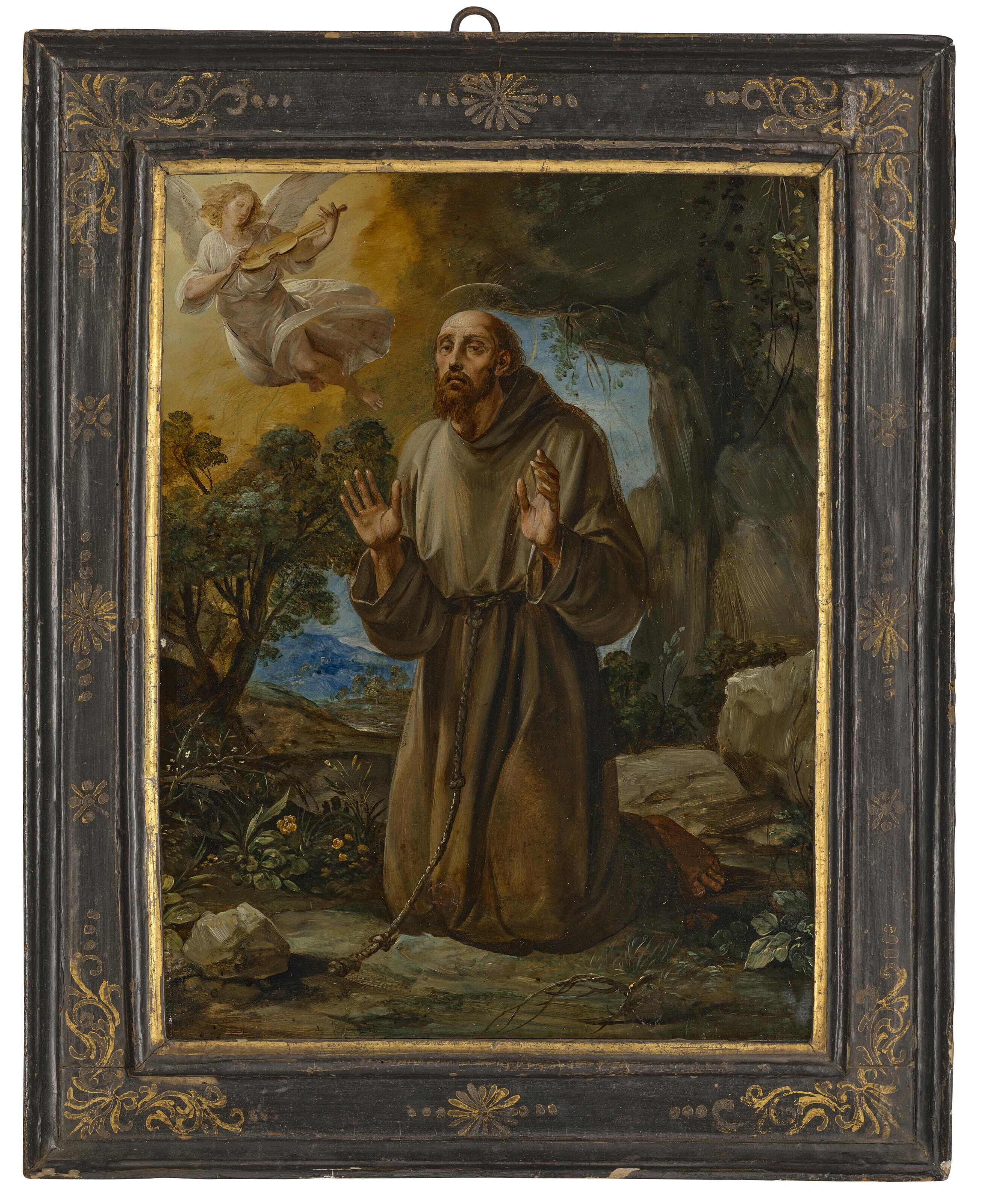 Giuseppe Cesari - Saint Francis at prayer