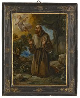 Giuseppe Cesari - Saint Francis at prayer