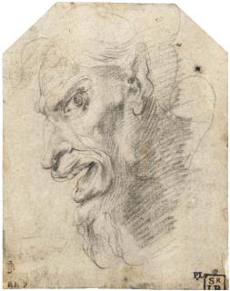 Giuseppe Cesari - The head of a satyr turned to the left