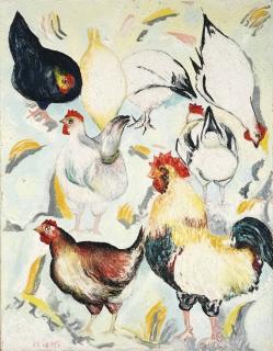 Giuseppe Cesetti - Galline