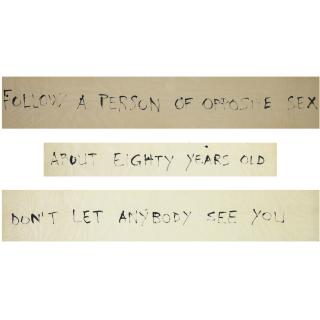 Giuseppe Chiari - Follow A Person Of Opposite Sex About Eighty Years Old Don\'T Let Anybody See You