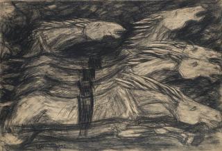 Giuseppe Cominetti - Cavalli al galoppo