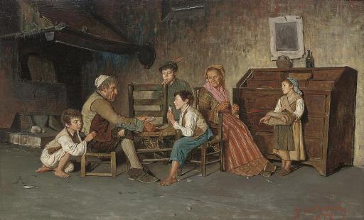 Giuseppe Constantini - A game of cards