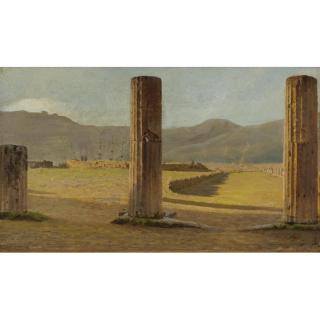 Giuseppe De Nittis - A View From Pompeii