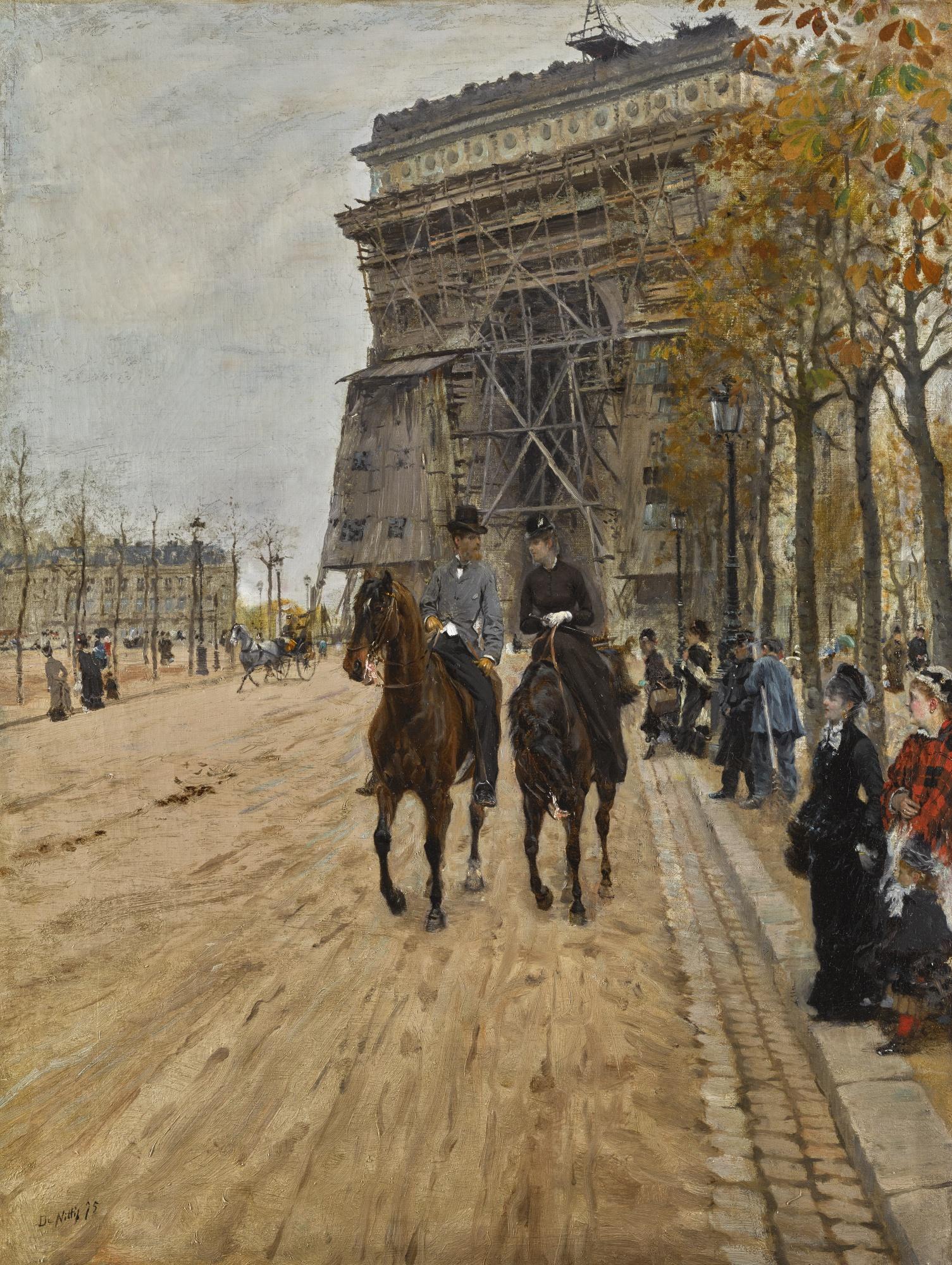 Giuseppe De Nittis - Italian l\'Arc De Triomphe, Paris